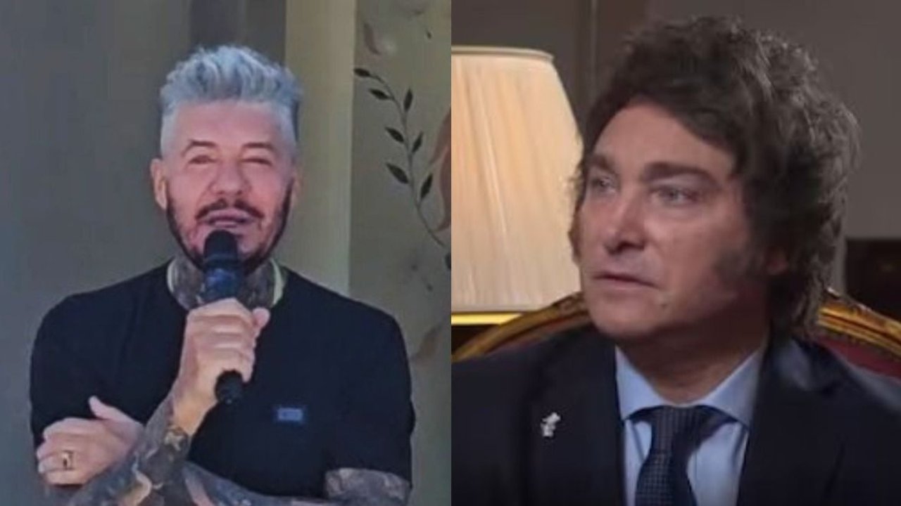 Marcelo Tinelli y Javier Milei