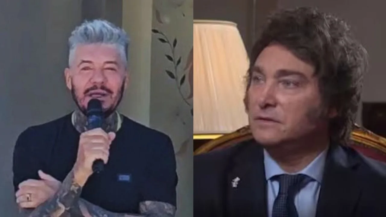 Marcelo Tinelli y Javier Milei