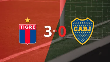 Tigre sentenció con goleada 3-0 a Boca Juniors