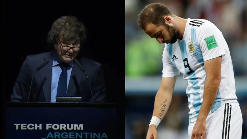 Javier Milei, Gonzalo Higuaín, Selección Argentina, River Plate, deportes
