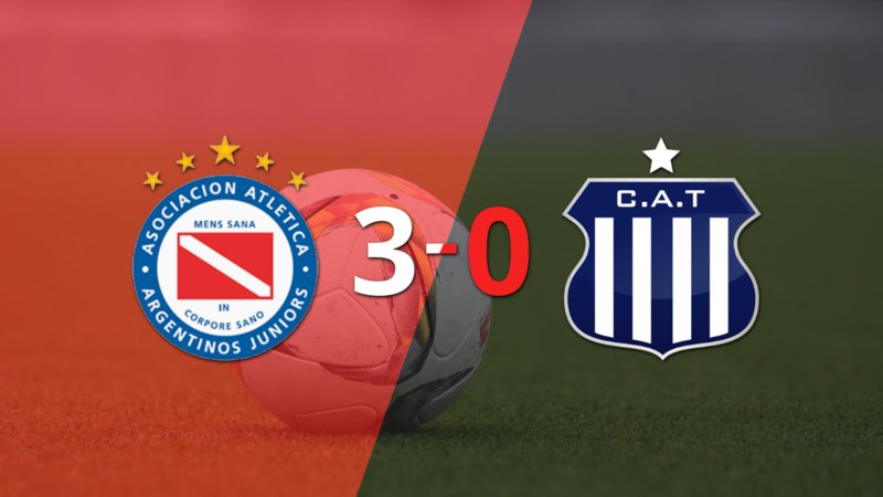 Argentinos Juniors fue imparable y goleó 3 a 0
