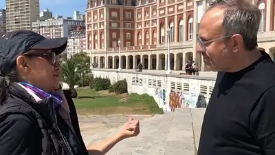 Diego Valenzuela criticó el mal estado de La Rambla de Mar del Plata: la provincia de Buenos Aires inicia obras Diego Valenzuela criticó el mal estado de La Rambla de Mar del Plata: la provincia de Buenos Aires inicia obras