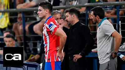 Diego "Cholo" Simeone Julián Álvarez Atlético de Madrid Diego "Cholo" Simeone Julián Álvarez Atlético de Madrid