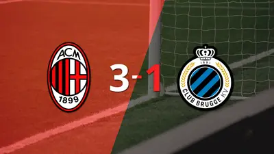 Milan gana 3-1 a Club Brugge con doblete de Tijjani Reijnders Milan gana 3-1 a Club Brugge con doblete de Tijjani Reijnders