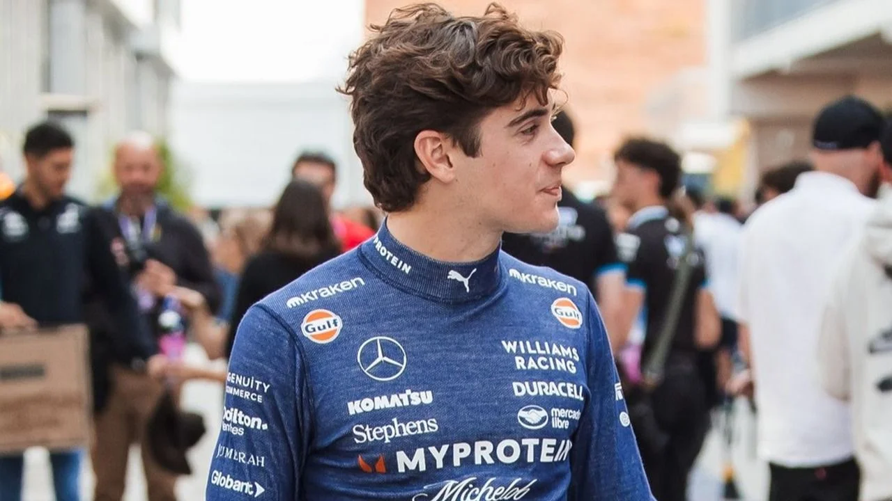 Colapinto en el GP de los Estados Unidos.