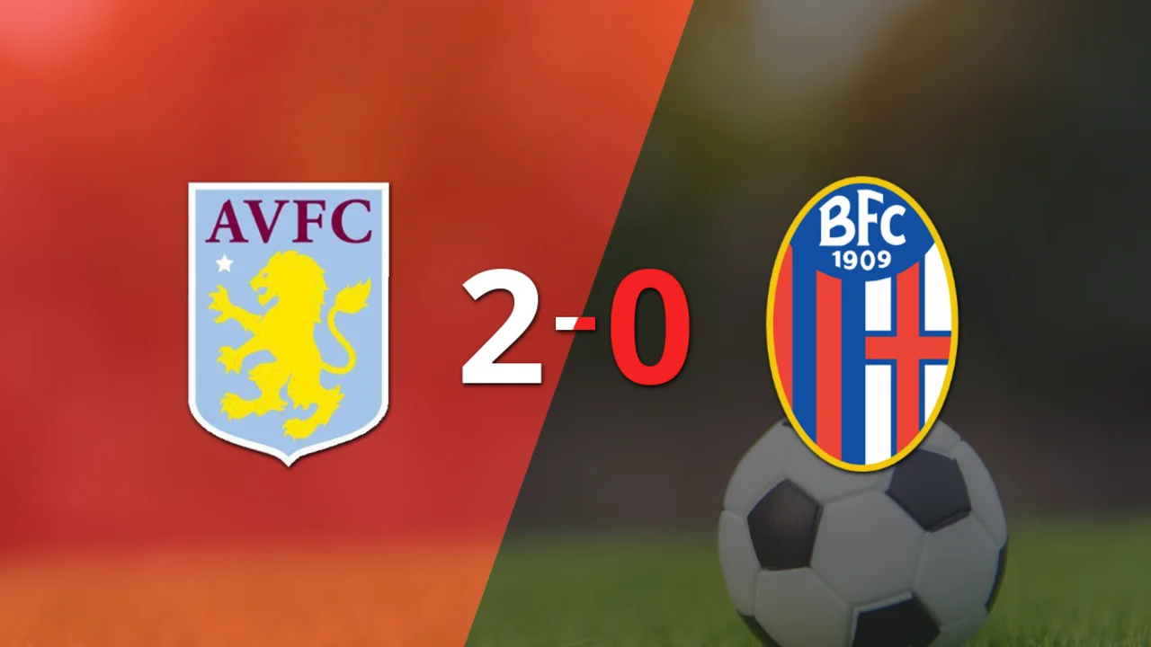 Aston Villa dominó a Bologna con un 2-0 en un partido electrizante