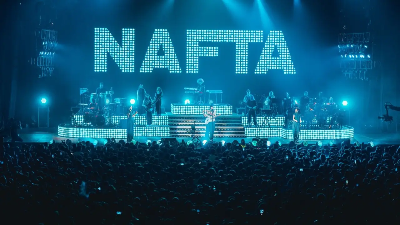 Nafta banda música en el Movistar Arena