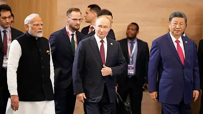 Xi y Modi discuten con Putin la guerra de Ucrania mientras los BRICS estudian su expansión Xi y Modi discuten con Putin la guerra de Ucrania mientras los BRICS estudian su expansión