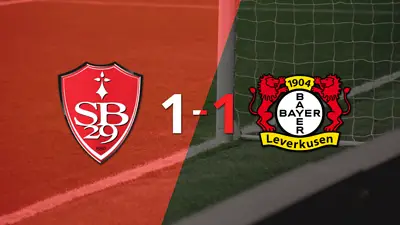 Stade Brestois y Bayer Leverkusen se repartieron los puntos en un 1 a 1 Stade Brestois y Bayer Leverkusen se repartieron los puntos en un 1 a 1