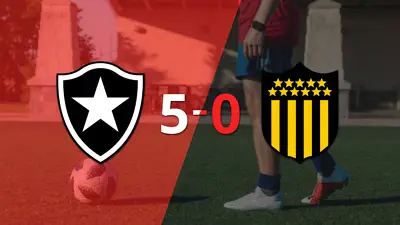 Botafogo apabulló a Peñarol y se ilusiona Botafogo apabulló a Peñarol y se ilusiona
