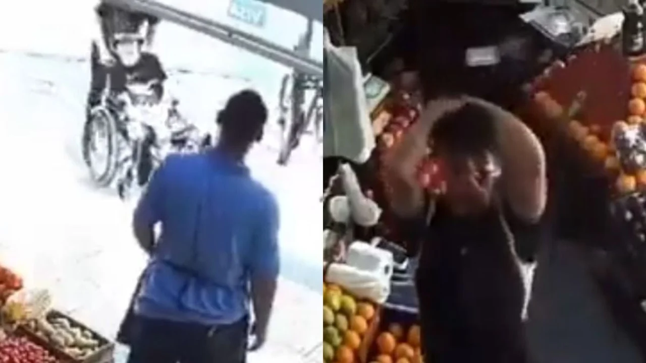 Charly García en la calle saludó a verduleros