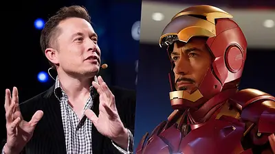 Elon Musk y Robert Downey Jr. Elon Musk y Robert Downey Jr.