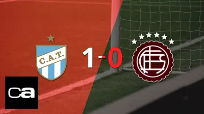 Con un solo gol, Atlético Tucumán derrotó a Lanús en el estadio el Monumental de Tucumán Con un solo gol, Atlético Tucumán derrotó a Lanús en el estadio el Monumental de Tucumán