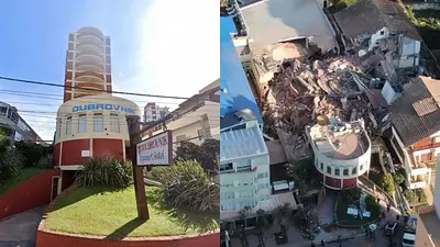 Se derrumbó un hotel de 10 pisos en Villa Gesell: buscan "entre 7 y 9 personas" Se derrumbó un hotel de 10 pisos en Villa Gesell: buscan "entre 7 y 9 personas"
