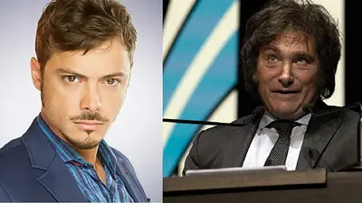Tomás Fonzi y Javier Milei Tomás Fonzi y Javier Milei
