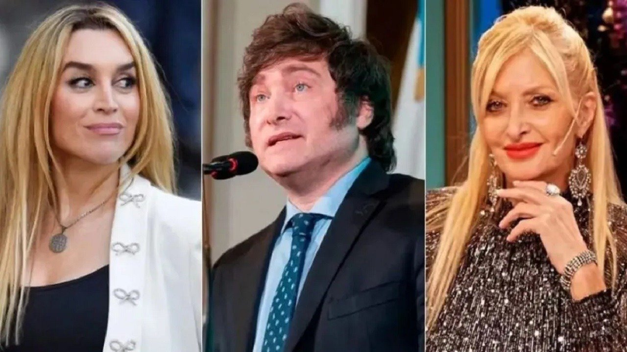 Yuyito González, Javier Milei y Fátima Flórez