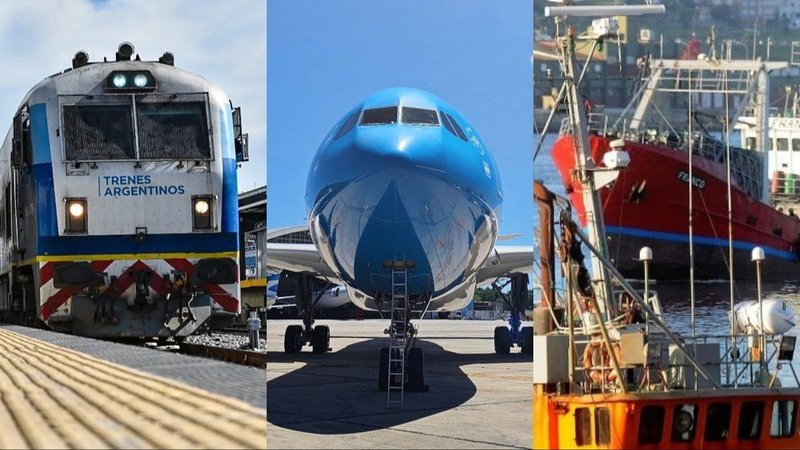 Paro de transporte.