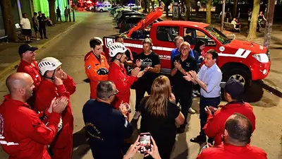Florencio Varela brindó asistencia a Villa Gesell por el derrumbe del hotel Florencio Varela brindó asistencia a Villa Gesell por el derrumbe del hotel