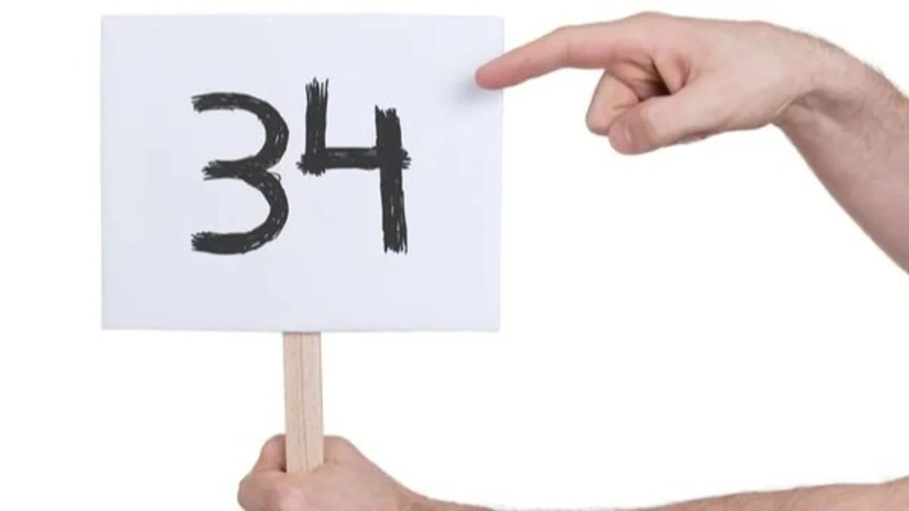 Significado del número 34