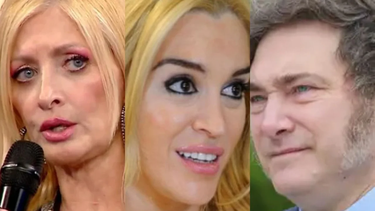 Fátima Florez, Yuyito González y Javier Milei