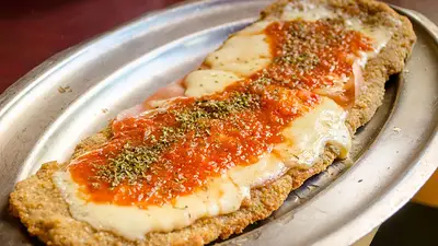 Milanesa napolitana Milanesa napolitana