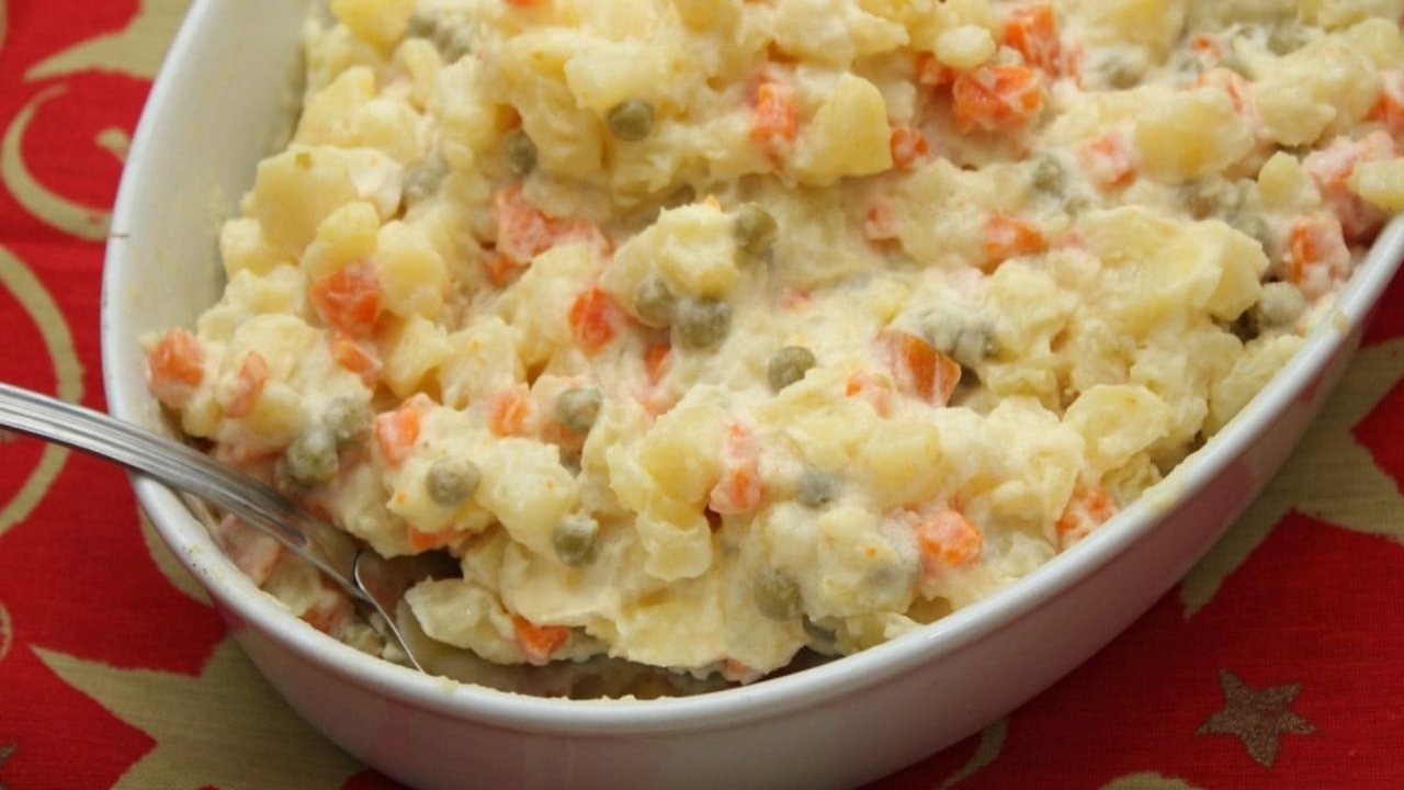 ensalada, ensalada rusa, comida,