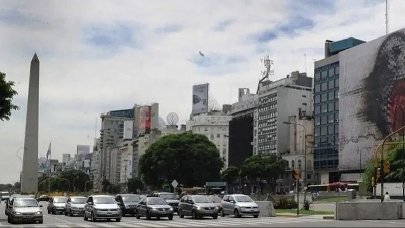 cielo nublado CABA. 