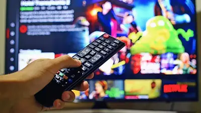 Televisor muestra películas de Netflix Televisor muestra películas de Netflix