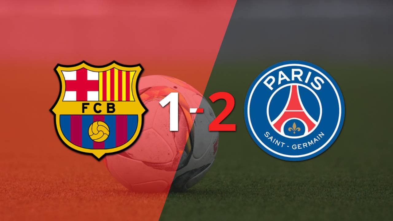 PSG supera por 2-1 a Barcelona con gol agónico tras dar vuelta el partido
