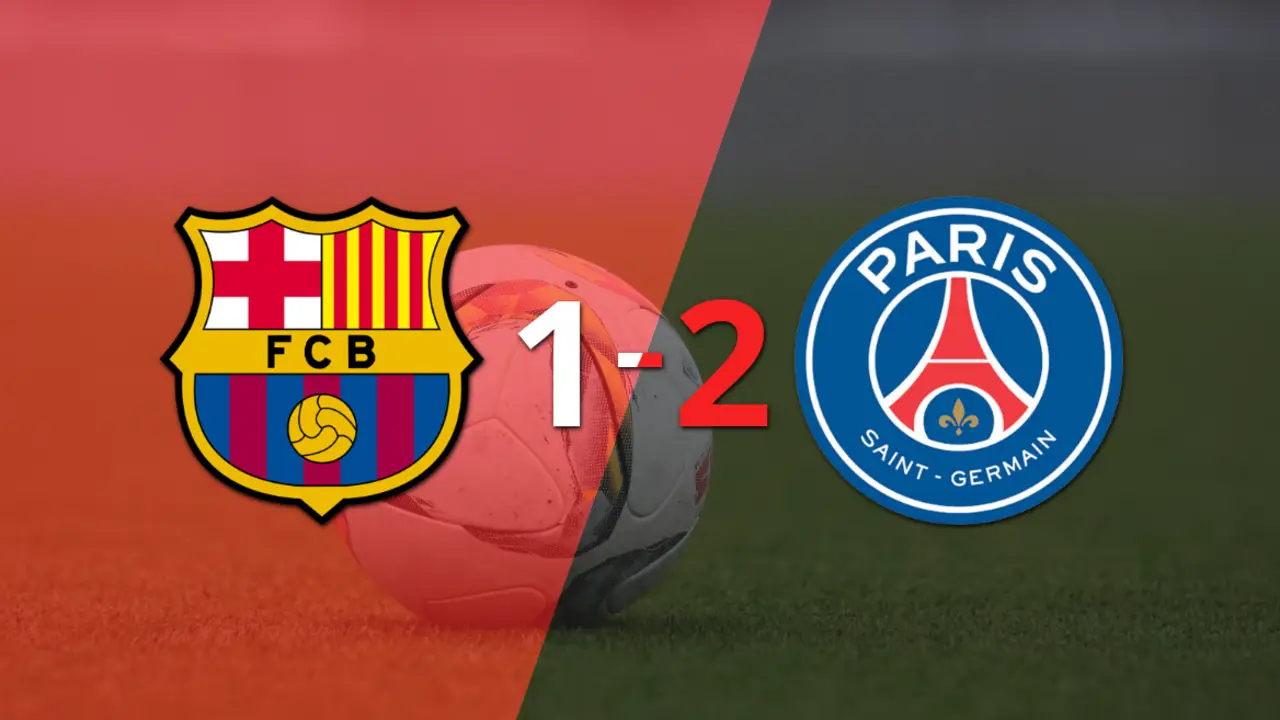 PSG supera por 2-1 a Barcelona con gol agónico tras dar vuelta el partido