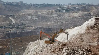 Las excavadoras israelíes en Cisjordania socavan las esperanzas de un Estado palestino Las excavadoras israelíes en Cisjordania socavan las esperanzas de un Estado palestino