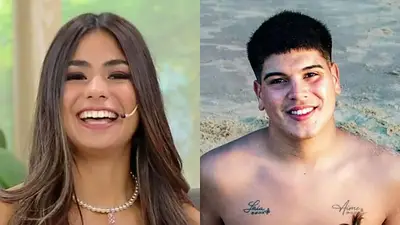 A la izquierda, Daniela Celis; a la derecha, Thiago Medina. A la izquierda, Daniela Celis; a la derecha, Thiago Medina.