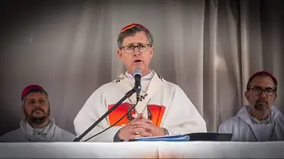 En el inicio de la peregrinación a Luján, el arzobispo criticó la ausencia del Estado y apuntó contra el narcotráfico en medio del escándalo Espert En el inicio de la peregrinación a Luján, el arzobispo criticó la ausencia del Estado y apuntó contra el narcotráfico en medio del escándalo Espert