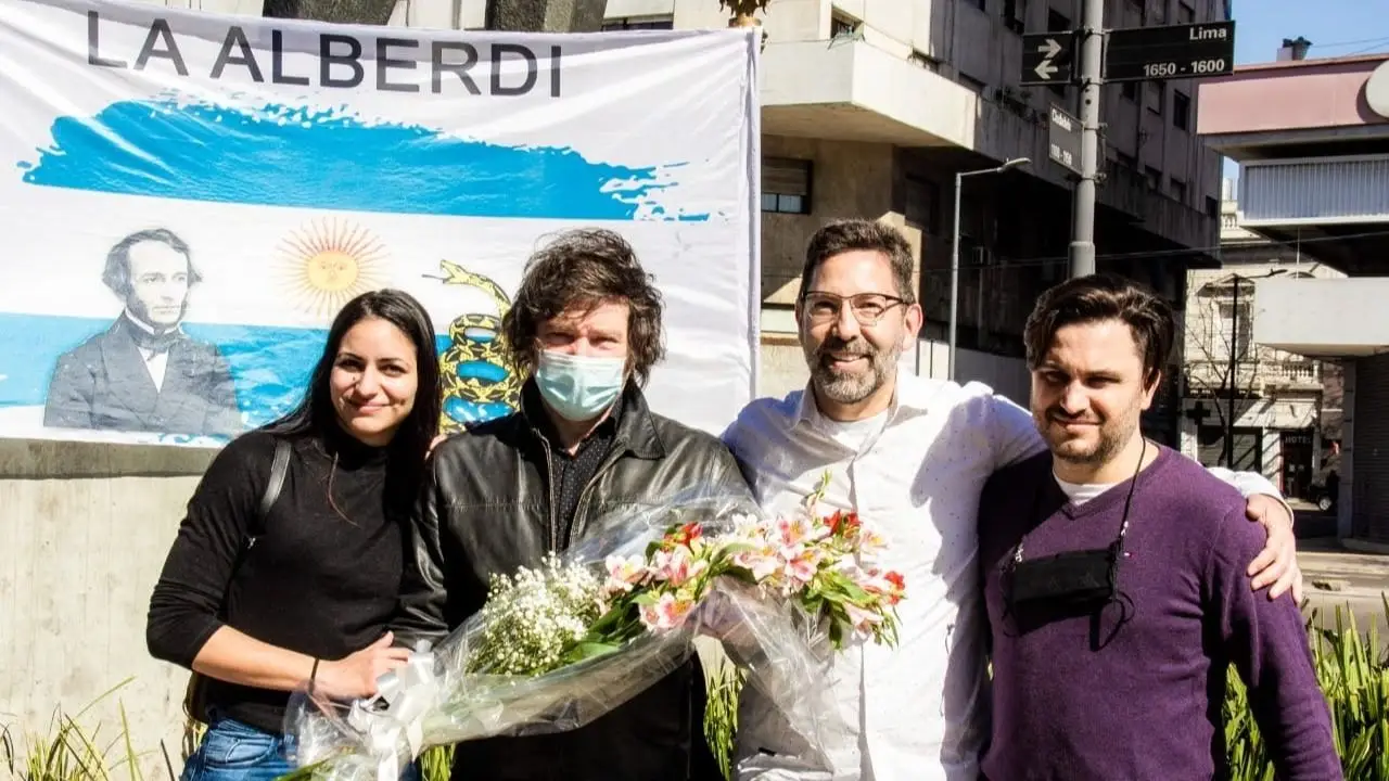 Cuando Milei, Marra y Alberdi militaban juntos.