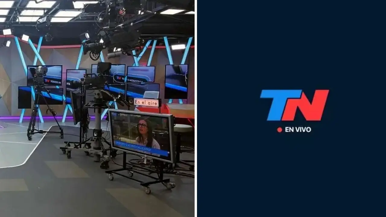 estudio y logo de TN
