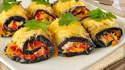 Berenjenas rellenas Berenjenas rellenas