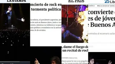 Medios del mundo se burlan del show de Milei: "Eructó bastante" Medios del mundo se burlan del show de Milei: "Eructó bastante"