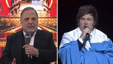 Baby Etchecopar fulminó a Milei por su recital: "Acto de colegio"