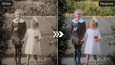 Restaurar fotos con IA Restaurar fotos con IA