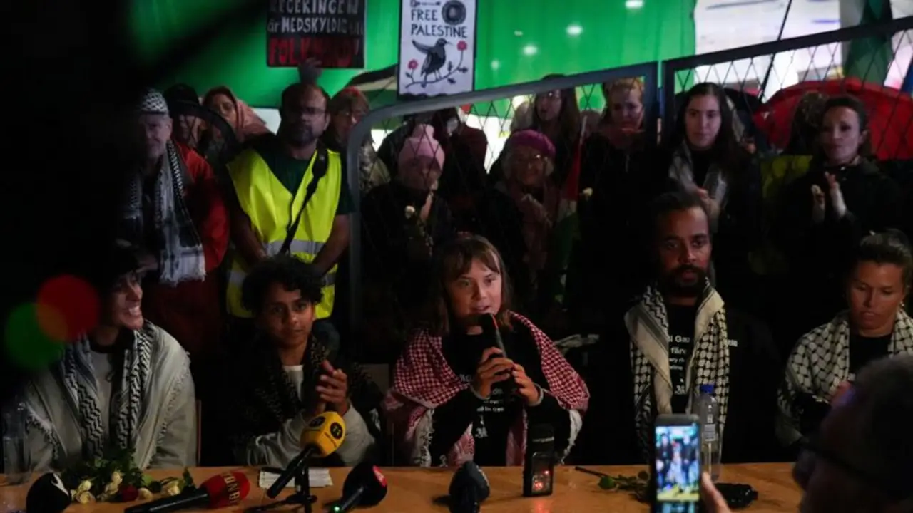 Greta Thunberg denuncia torturas en detención israelí tras ser interceptada flotilla de Gaza