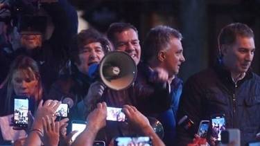 Acto de LLA en Mar del Plata: Milei hizo una caminata de 50 metros y habló menos de 5 minutos