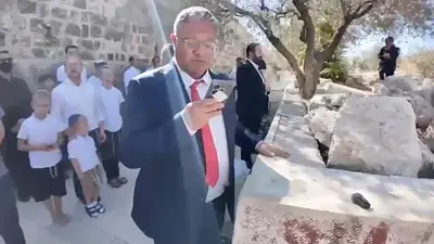 Un ministro israelí pide una "victoria en Gaza" en el recinto de la mezquita de al-Aqsa Un ministro israelí pide una "victoria en Gaza" en el recinto de la mezquita de al-Aqsa