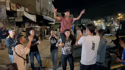 Celebraciones en Gaza e Israel del acuerdo para poner fin a dos años de guerra Celebraciones en Gaza e Israel del acuerdo para poner fin a dos años de guerra