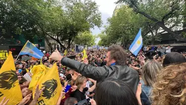 Milei visita Mendoza en medio de la incertidumbre de los mercados