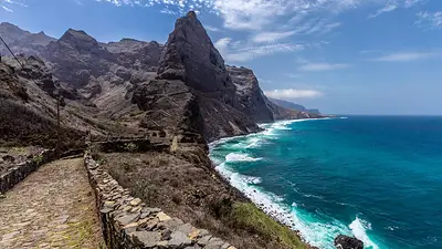 Paisaje de Cabo Verde Paisaje de Cabo Verde
