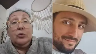 Pablo Rodríguez Laurta y su madre Pablo Rodríguez Laurta y su madre