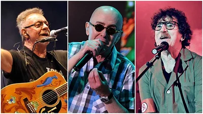 León Gieco, el Indio Solari y Charly García León Gieco, el Indio Solari y Charly García