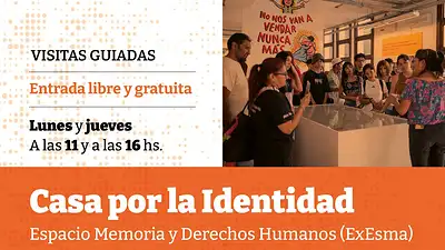 "Que todos entendamos la historia": así son las visitas guiadas de Abuelas de Plaza de Mayo "Que todos entendamos la historia": así son las visitas guiadas de Abuelas de Plaza de Mayo