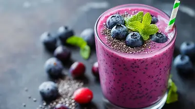Smoothie de frutos rojos Smoothie de frutos rojos