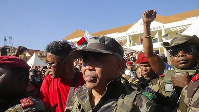 Líder golpista Randrianirina de Madagascar dice que será investido presidente Líder golpista Randrianirina de Madagascar dice que será investido presidente